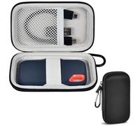 VZU Case for Sandisk SSD SanDisk Extreme Portable SSD for SanDisk Extreme Pro 250GB 500GB 1TB 2TB 4TB, PU EVA Material Storage Bag, Travel Protective Case (Box Only) (Black)