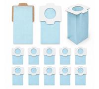 VZU Pack of 10 Vacuum Cleaner Bags for Makita Vacuum Cleaners, for Makita Handheld Vacuum Cleaner CL102D, CL104D, CL107D, CL182D, Antibacterial Paper Filter for Makita Battery Vacuum Cleaners, Blue