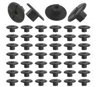 VZU Pack of 50 Plastic Nuts 4 mm, Mounting Clips for Wheel Arch Trim and Wheel Housing Shell, Plastic Nut Compatible with Mercedes W201 W124 Benz BMW 2019900050 51711958025