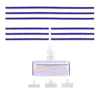 VZU Pack of 9 Soft Plush Strip Accessories, Compatible with Dyson V6, V7, V8, V10, V11, V12, V15 Vacuum Cleaners, Soft Roller Head Replacement Parts, 3 Long (23 cm) and 6 Short (11.5 cm) Strips