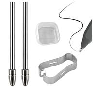 VZU Premium Replacement Tips for Samsung S9 SPen, Titanium Alloy Replacement Tips for Samsung S9Ultra/9FE, Universal Fit and Durability, Touch Tips Nibs, with Clips, Storage Box, Pack of 2