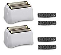 VZU Shaver Replacement Foil and Cutter Blades, Compatible with Andis 17150 17200 17160 17250 TS-1 TS-2 17155, Gold Dual Shaving Head Kit, Professional Hair Clipping Parts, 6 Pcs Set
