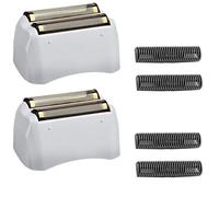 VZU Shaver Replacement Foil & Cutter, 2 Foils and 4 Cutters Set, Compatible with Andis 17150, 17200, 17155