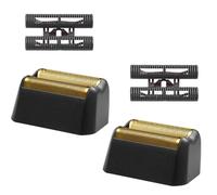 VZU Shaver Replacement Foil & Cutter, 2-Pack Black Carded, Compatible with Wahl 7043, 5-Star Finale & 8164 Shavers