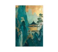 VZURF Asian Chinese Wall Art Oriental Decor Poster Oriental 3 Canvas Poster Wall Art Decor Print Picture