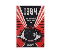 VZUTPSZL 1984 George Orwell Original Cover Poster Decorative Painting Canvas Wall Posters And Art Picture Print Modern Family Bedroom Decor Posters 16x24inch(40x60cm)