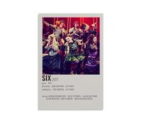VZUTPSZL Six The Musical Poster Decorative Painting Canvas Wall Posters And Art Picture Print Modern Family Bedroom Decor Posters 08x12inch(20x30cm)