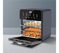 VZXATYOP Mini Backofen 10L Pizza-Ofen mit Umluft 8 in1 Backofen Elektroofen Zum Backen & Grillen mit 2 Backbleche Ober-/Unterhitze
