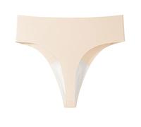 VZXATYOP Womens Invisa Thong - Seamless Underwear For All Body Types, No Sweat Stains Or Camel Toe All-Day Breathable Comfort(Skin Color,XL)