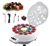 VzxCrue Billiard Polishing Machine Billiard Ball Polisher Automatic Billiard Cleaning Machine Ballistic Pool Ball Cleaner for 16/22 Balls 22balls