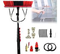 VzxCrue Brush Solar Panel Washing Equipment Cleaning Conservatory Roof,Photovoltaic Panels Through the Water Brush,for Cleaning Photovoltaic and Solar Panels 10.8M/36FT