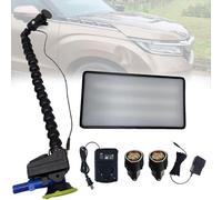 VzxCrue Car Dent Repair Light Dent Detector Paintless Dent Repair Checking Light Reflector Line Board with LED Light and USB for Minor Dents. Door Dings and Hail Damage