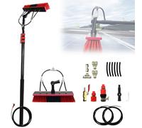 VzxCrue Cleaning Photovoltaic and Solar Panels,Solar Panel Cleaner, Window Cleaning Kit,Water Fed Telescopic Brush,for Solar Panels Cleaning Equipment 6M/20FT