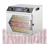 VzxCrue Commercial Large 18 Trays Food Dehydrator,Stainless Steel Fruit Dryer,Timing: 0-12 H, Temperature: 35-90 ℃, for Fruits, Vegetables, Meat, Seafood 8thFloor