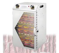 VzxCrue Commercial Large 18 Trays Food Dehydrator,Stainless Steel Fruit Dryer,Timing: 0-12 H, Temperature: 35-90 ℃, for Fruits, Vegetables, Meat, Seafood 18thFloor