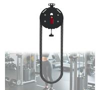 VzxCrue Endless Rope Trainer,Q Rope Endless Rope Trainer,Cable Pulley System,with Adjustable Resistance, for Full Body Workout & Strength Training Red