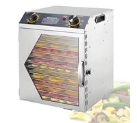 VzxCrue Freeze Dryer,6/8/12 Layers Freeze Dried Machine,Electric Food Dehydrator, Stainless Steel Fruit Dryer for Jerky Beef Herb Vegetables Dog Treats 12thFloor