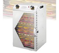 VzxCrue Freeze Dryer,Commercial Large 18 Trays Food Dehydrator,Electric Dehydrated Dryer,Timing: 0-12 H, 360° Fan, for Fruits, Vegetables, Meat, Seafood 18thFloor