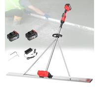 VzxCrue Large Capacity Lithium Vibration Leveler High Efficient Concrete Tools Freely Adjust the Gear to Meet Different Working Conditions Suitable for Engineering 2Batteries-2M