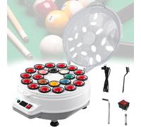 VzxCrue Pool Ball Polisher Automatic Cleaning Snooker Ball Cleaner Automatic Pool Ball Cleaner Suitable for Billiards and Snooker Ball Sets 22balls