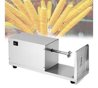 VzxCrue Potato Tower Machine,Tornado Potato Chips Spiral Cutter,Potato Chips Slicer Spiral, Stainless Steel,for French Fries Vegetables