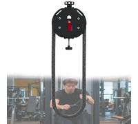 VzxCrue Q Rope Endless Rope Trainer, Endless Rope Trainer,Endless Rope Trainer Pulley Cable Machine,for Muscle Endurance, Upper Extremity Physical Training Red