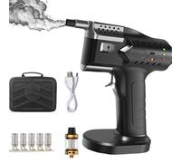 VzxCrue USB Powered Cocktail Smoke Gun Steam Jet Cocktail Bubbles Smoking Gun for Cocktails and Food Handheld No Open Flame Required for Cocktail Drinks and Enhancing The Flavour of Food Bar Home Use