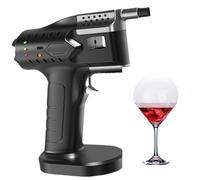 VzxCrue USB Powered Cocktail Smoke Gun Steam Jet Cocktail Bubbles Smoking Gun for Cocktails and Food Handheld No Open Flame Required for Cocktail Drinks and Enhancing The Flavour of Food Bar Home Use