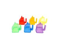 VZZCGJVT Montessori Colors Plastic Funnel Set teaching AIDS,Sand Sifter, Water Table Toys, Sensory Play Toys,6pcs