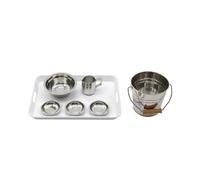 VZZCGJVT Montessori daily life teaching aid table washing set Practical Life Material for Cleaning Exercise,Simple