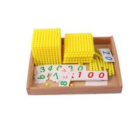 VZZCGJVT Montessori decimal Bank Game Card Set, a math teaching aid for developing computational ability thinking