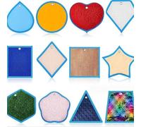 VZZCGJVT Montessori Textured Sensory Mats for Special Needs Kids,12 pcs of tactile sensory pads