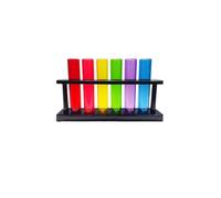 VZZCGJVT Montessori water play game teaching AIDS, open-ended water play materials for babies, early education and intelligence toys,rainbow test tube