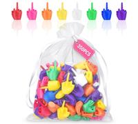 VZZNN 350 Pcs Mini Middle Fingers, Gag Gift for Adults, Party Favors | Tiny Hands for Novelty Gag Gift, Office Pranks, Passive-Aggressive Jokes, Multicolour