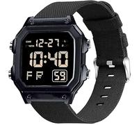 W-218H Watch Band, Lamshaw 18mm Quick Release Breathable Nylon Woven Fabric Replacement Accessory Strape Compatible for CASIO W-218H, W-219H, AE1200WH, AE-1300WH, W800H, AE1500WH, A158WA, SGW-300H 400