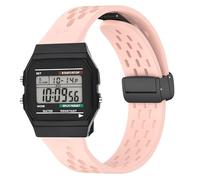 W-218H Watch Band, Lamshaw 18mm Quick Release Breathable Silicone Replacemet Band Straps Compatible for Casio W-217H, W-218H, W-219H, F-91W, A158WA, A168WA, A700W-1, A700WM-9, A100WE-1, A100WEPC-1