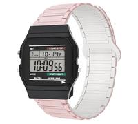 W-218H Watch Band, Lamshaw 18mm Quick Release Silicone Sport Strap Replacement Watchband Compatible for CASIO W-217H, W-218H, W-219H, F-91W, A158WA, A168WA, A700W-1, A700WM-9, A100WE-1, A100WEPC-1