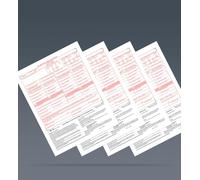 W-3C Wage Correction Tax Forms 2025, 10 Form W-3 C Transmittal of Corrected Wage and Tax Statements, W3 C Forms, Compatible with QuickBooks and Accounting Software, for Laser or Inkjet Printers