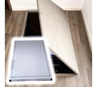 W 55 65 75 85 Cm Large Crawl Space Floor Hatch, High Camouflaged Basement Entry Door Flush Mount for Storage Room/Garage/Attic, Wine Cellar Entrance Doors(150X65cm/59x26in)