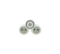 W-72003 Schuko Double Plug Socket with Switch