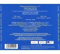 W.A. MOZART: COSI FAN TUTTE - EUROPEAN OPERA CENTRE (ED. IAN WOODFIELD) (2 CD) N
