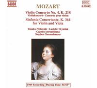 Mozart, W.a. - Violin Concerto No. 4, Sinfonia Concertante (Gunzenhauser)