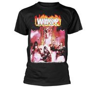WASP W.A.S.P. T Shirt First Album Band Logo new Official Mens Black XXL