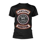 W.A.S.P Unisex Adult Lawless Forever T-ShirtM Black PH1323