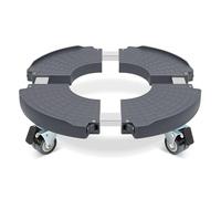 W B D WEIBIDA Round Dolly with Wheels Heavy Duty, Adjustable Pot Dolly 16-20 Inch, Large Plant Mover Indoor Outdoor, Muti Functional Rolling Dolly for Trash Can, Keg, Drum, Barrel