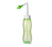 w-beam Neti Pot Nasal Irrigation Sinus Rinse Nasal Lavage Nasal Rinsing 300ml with Two Spouts for Kids Adults Natural Relief for Cold & Allergy Symptoms