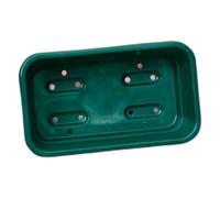 W-Direct Mini Seed Tray Green 10 Pack - Compatible with G156 Mini High Dome Propagator Lid - Durable Reusable Seed Starter Cells 17cm x 10cm x 5cm