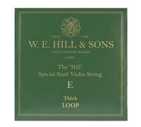W. E Hill & Son's "The Hill" Premium Heavy/Strong Steel E-String Special Violin String - Ball End - A premium replacement for a "Whistling" E String