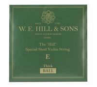 W E Hill & Sons E-String for Violin. Steel E String. Strong/Thick. Ball End.