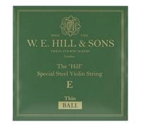 W. E Hill & Son's "The Hill" Premium Thin Steel E-String Special Violin String - Ball End - A premium replacement for a "Whistling" E String